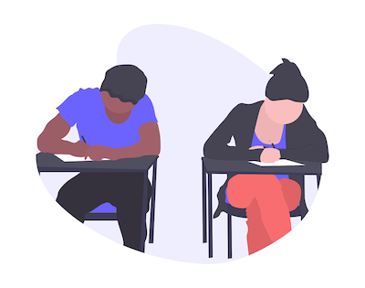 Classroom management software illustration